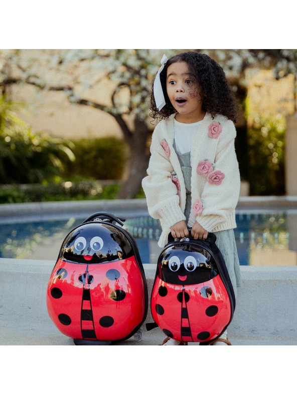 Heys Gyerek bőrönd Heys Travel Tots Lady Bug – hátizsák és bőrönd szett