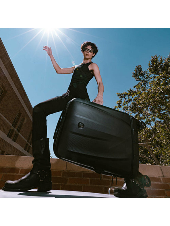 Heys Utazási bőrönd Heys Vantage Smart Luggage M Black