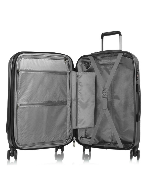 Heys Utazási bőrönd Heys Vantage Smart Luggage M Black