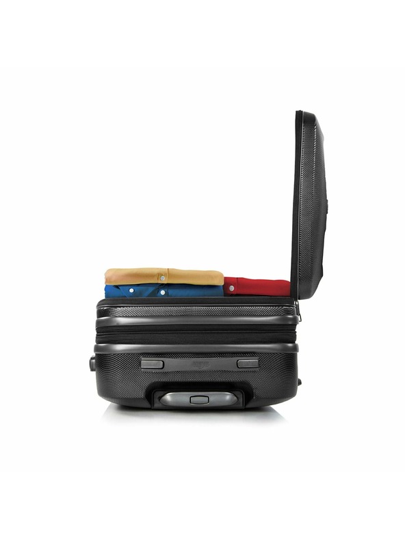 Heys Utazási bőrönd Heys Vantage Smart Luggage L Black