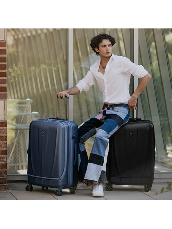 Heys Utazási bőrönd Heys Vantage Smart Luggage L Black