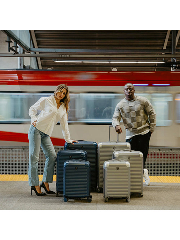 Heys Utazási bőrönd szett Heys Cruze S,M,L Navy