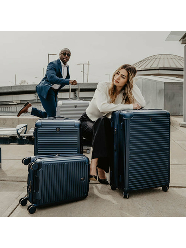 Heys Utazási bőrönd szett Heys Cruze S,M,L Navy