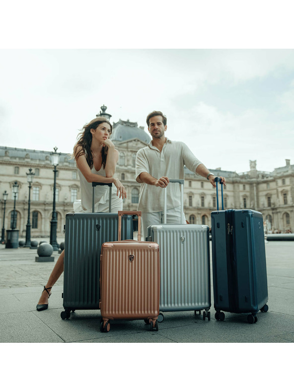 Heys Utazási bőrönd Heys Luxe M Rose Gold