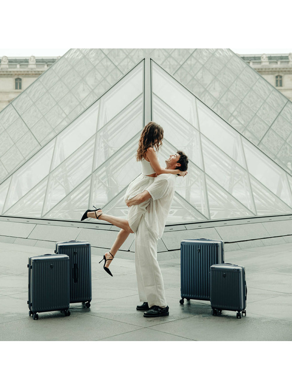 Heys Utazási bőrönd Heys Luxe L Rose Gold