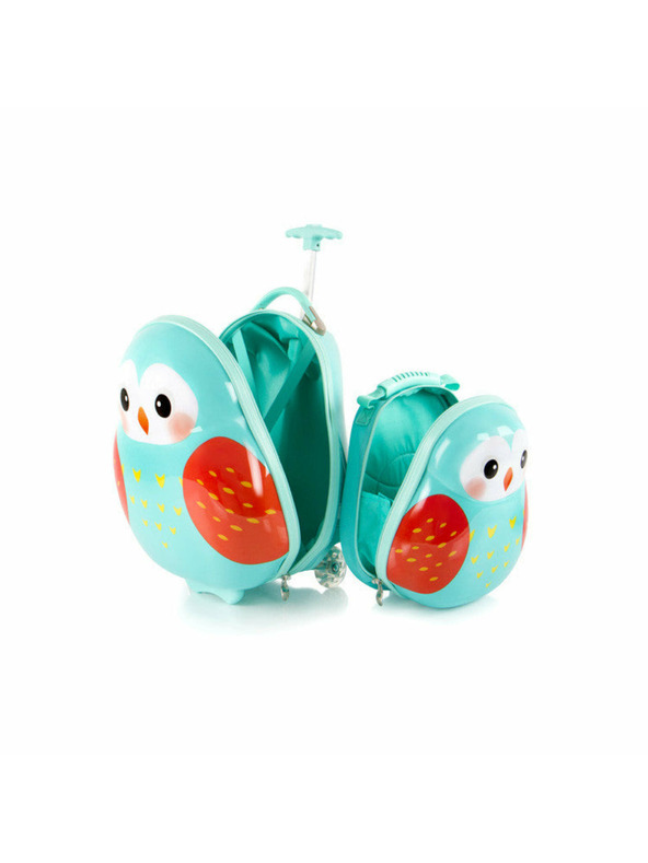 Heys Heys Travel Tots Owl gyermekbőrönd – hátizsák és bőrönd szett