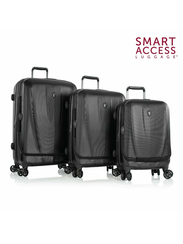 Heys Heys Vantage Smart Luggage utazóbőrönd szett S,M,L Black – 3 bőrönds szett