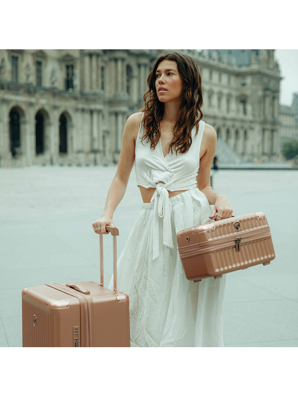 Heys Heys Luxe Beauty Case szépségbőrönd Rose Gold