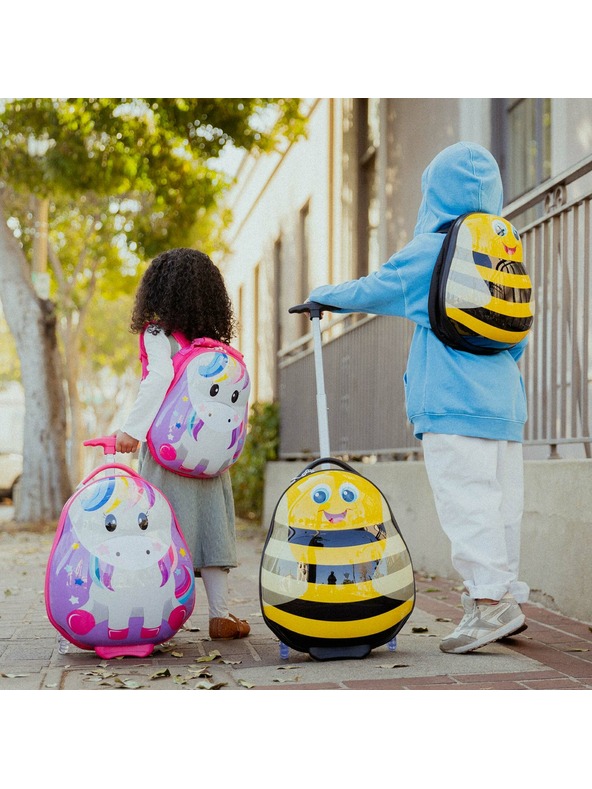 Heys Gyerek bőrönd Heys Travel Tots Bumble Bee – hátizsák és bőrönd szett