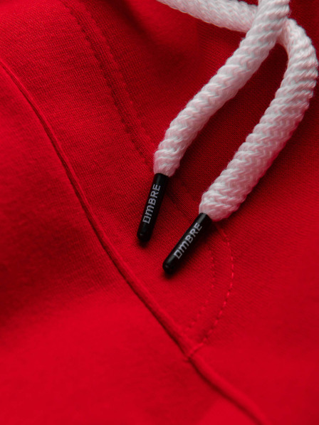 Ombre Clothing Férfi melegítő - piros P866 Ombre Clothing