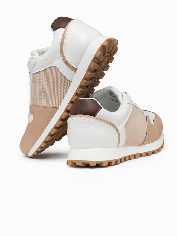 Ombre Clothing Cipő OM-FOSL-0243 - fehér/homokszínű Ombre Clothing