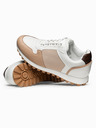 Ombre Clothing Cipő OM-FOSL-0243 - fehér/homokszínű Ombre Clothing