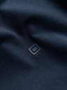 Ombre Clothing Aláírt férfi pólö V nyakkivágással és elasztánnal - sötét kék V2 S2040 Ombre Clothing
