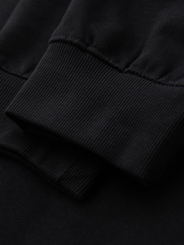 Ombre Clothing Férfi BASIC melegítő bordázott szárral - fekete V5 OM-PABS-0305 Ombre Clothing