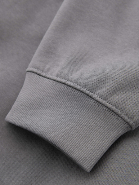 Ombre Clothing Férfi BASIC melegítő bordázott szárral - szürke V8 OM-PABS-0305 Ombre Clothing