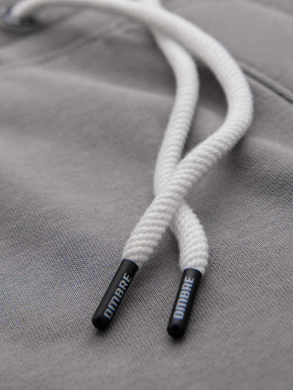 Ombre Clothing Férfi pamut BASIC melegítő nem bélelt szárral - szürke V8 OM-PABS-0304 Ombre Clothing