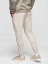 Ombre Clothing Férfi BASIC jogger melegítő bordázott szárral - világos bézs V1 OM-PABS-0305 Ombre Clothing