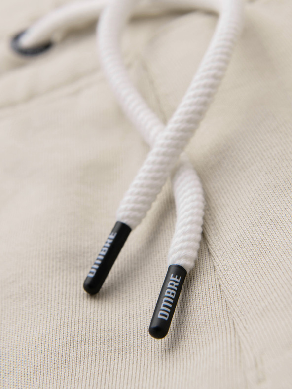 Ombre Clothing Férfi pamut BASIC melegítő nem bélelt szárral - világos bézs V1 OM-PABS-0304 Ombre Clothing