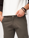 Ombre Clothing Férfi cargo nadrág egyenes szárral és húzható szegéllyel - grafitszürke V3 P1516 Ombre Clothing