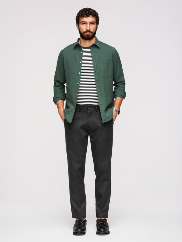 Ombre Clothing Nadrág OM-PACP-0294 - fekete Ombre Clothing