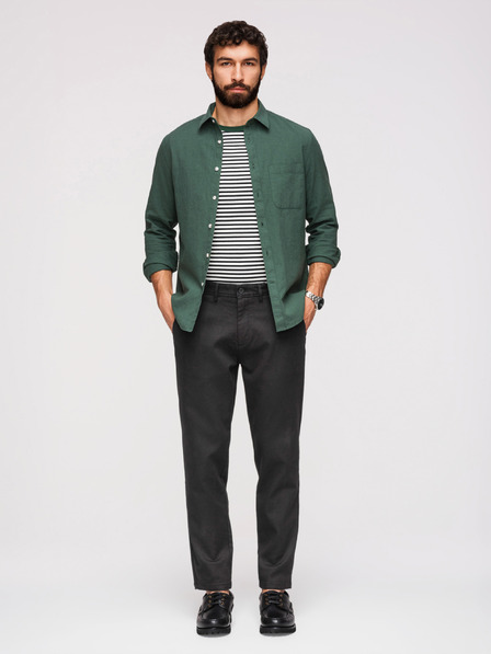 Ombre Clothing Nadrág OM-PACP-0294 - fekete Ombre Clothing