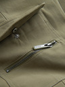 Ombre Clothing Férfi cargo nadrág egyenes lábszárral és cipzáros zsebekkel - oliva szín V2 P1517 Ombre Clothing