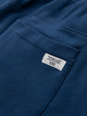Ombre Clothing Férfi melegítő BASIC jogger bordázott lábszárral - sötétkék V4 OM-PABS-0305 Ombre Clothing