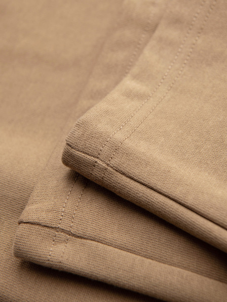 Ombre Clothing Férfi pamut BASIC melegítő nem bélelt szárral - barna V2 OM-PABS-0304 Ombre Clothing