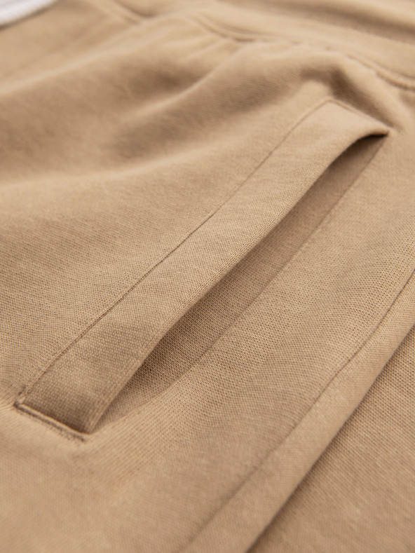 Ombre Clothing Férfi pamut BASIC melegítő nem bélelt szárral - barna V2 OM-PABS-0304 Ombre Clothing