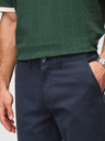 Ombre Clothing Férfi szilárd chino nadrág REGULAR FIT - sötétkék V4 OM-PACP-0293 Ombre Clothing
