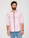 Ombre Clothing Férfi pasztell pamut oxford ing - világos rózsaszín V1 K705 Ombre Clothing