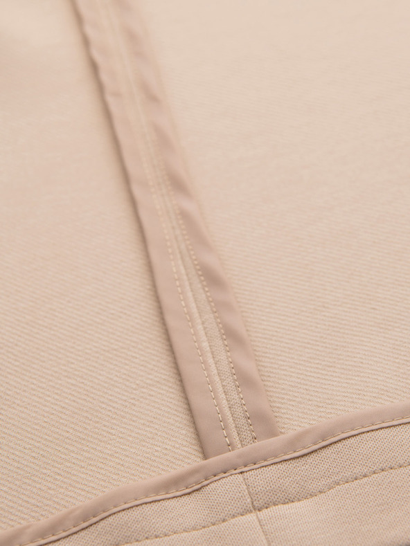 Ombre Clothing Férfi kötött slim fit kabát finom szerkezettel - bézs V5 M165 Ombre Clothing