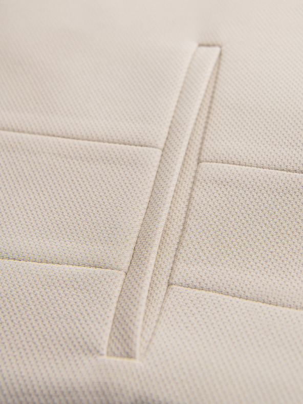 Ombre Clothing Elegáns férfi mellény revérrel - bézs V2 V66 Ombre Clothing