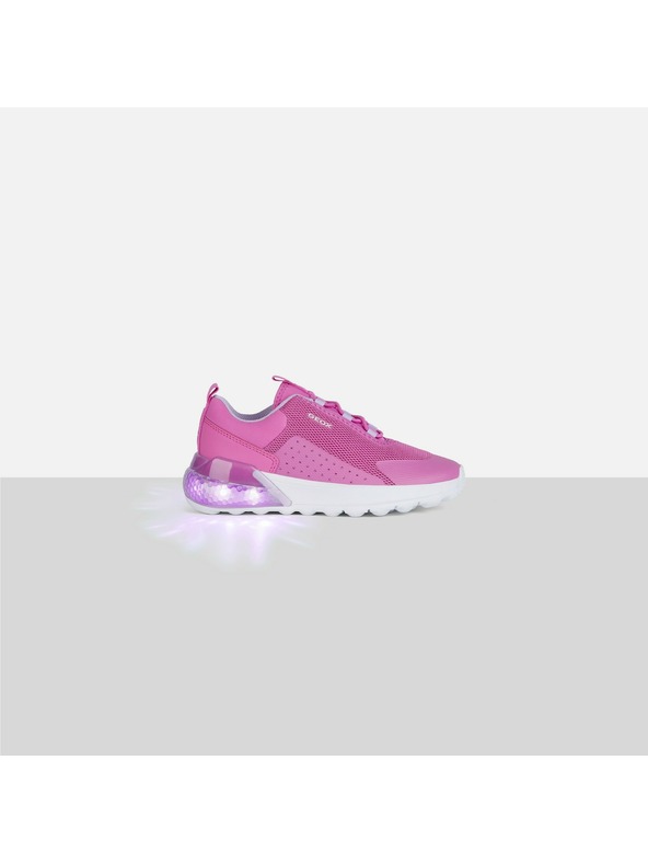 Geox Rózsaszín lány sneakerek Geox Activart illuminus