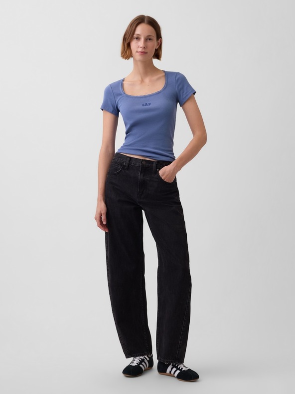 GAP Bordás póló logóval GAP