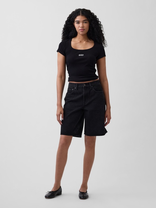 GAP Bordás póló logóval GAP