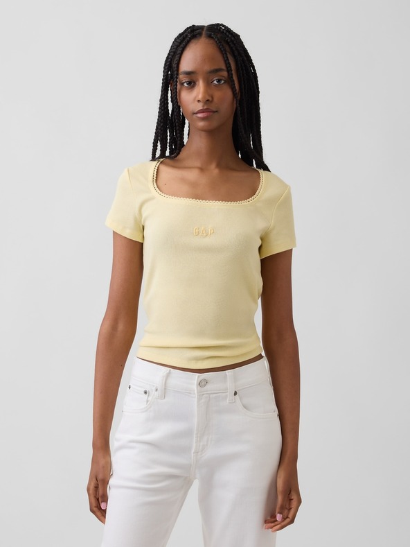 GAP Bordás póló logóval GAP