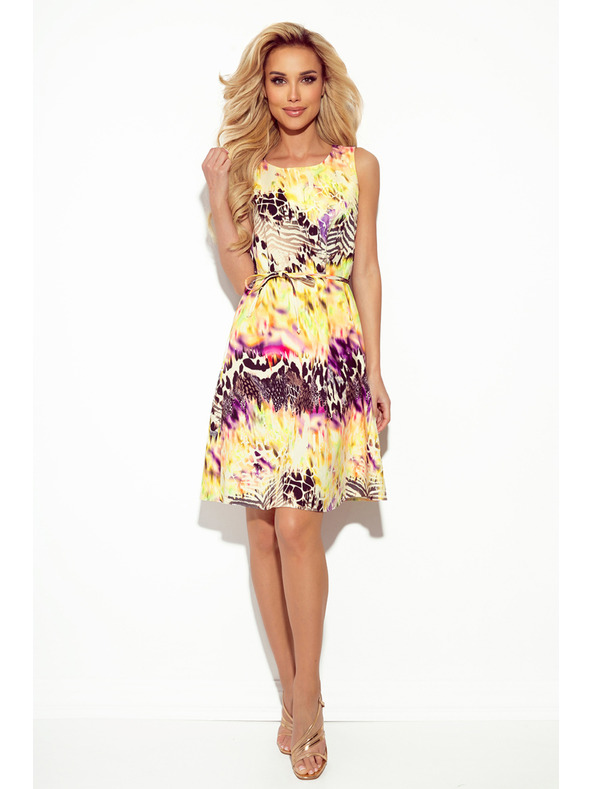 numoco Lapos ruha sárga leopárdmintával Numoco VICTORIA