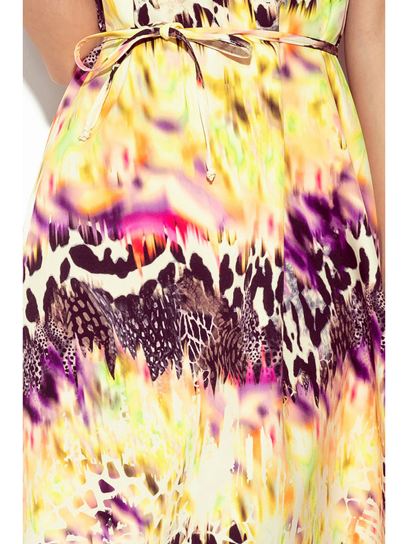 numoco Lapos ruha sárga leopárdmintával Numoco VICTORIA