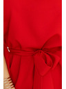 numoco SOFIA Pillangó ruha övvel a derékrésznél - piros