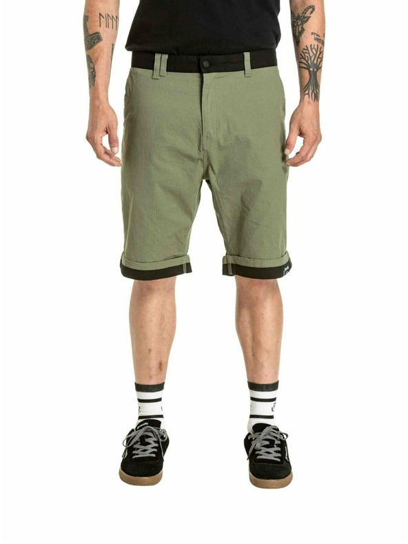 Meatfly Meatfly férfi rövidnadrág Barry 2.0 Olive / Black Ripstop