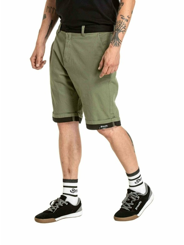 Meatfly Meatfly férfi rövidnadrág Barry 2.0 Olive / Black Ripstop