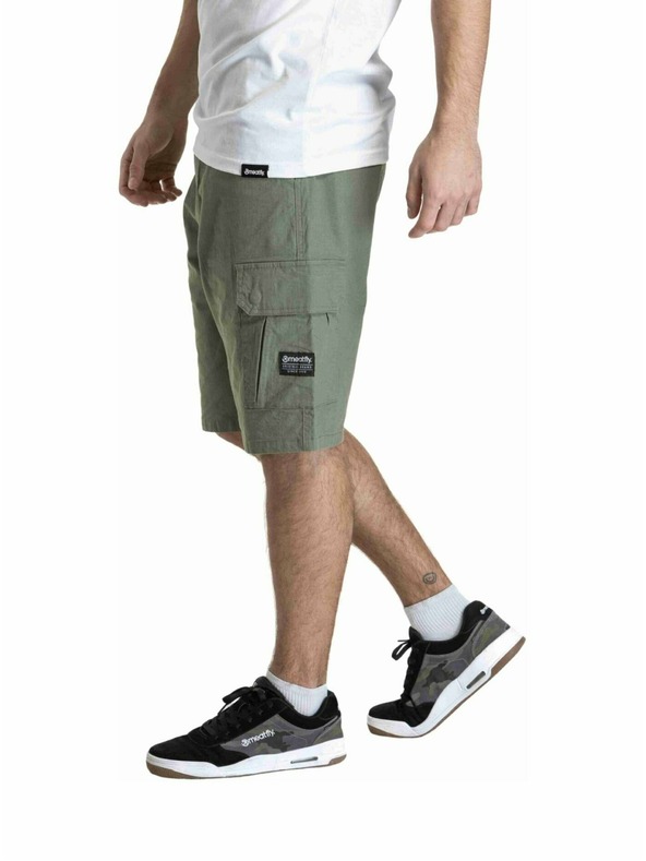 Meatfly Meatfly férfi rövidnadrág Syndrom Olive Ripstop