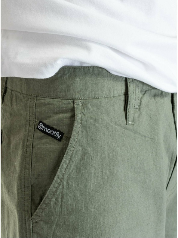 Meatfly Meatfly férfi rövidnadrág Syndrom Olive Ripstop