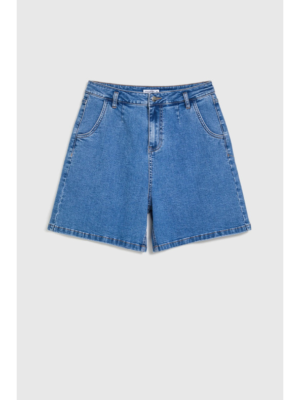Moodo Moodo kék farmerrövidnadrág