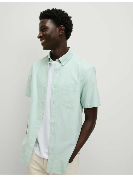 Marks & Spencer Oxford színű tiszta pamut ing The Ultimate Marks & Spencer zöld