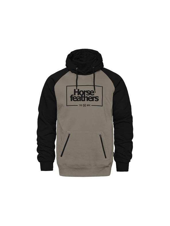 Horsefeathers Pulóver Sherman - black/taupe