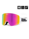 Horsefeathers Snowboard szemüveg Lynx - white/mirror pink