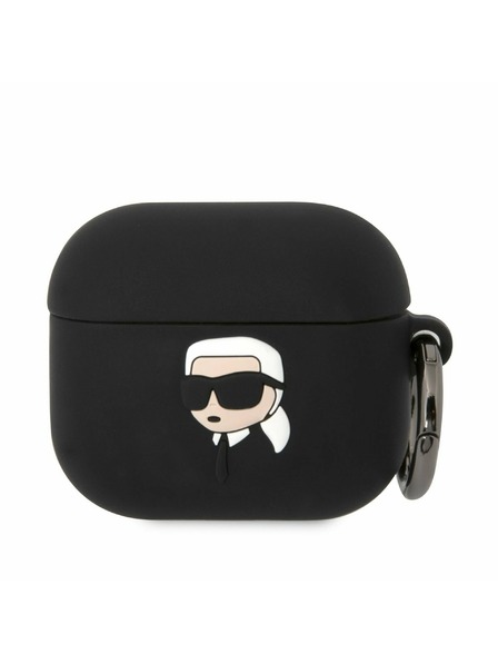 Karl Lagerfeld 3D Logo NFT Karl Head szilikon tok az Airpods 3-hoz Fekete Karl Lagerfeld 3D Logo NFT Karl Head szilikon tok az Airpods 3-hoz Fekete Karl Lagerfeld