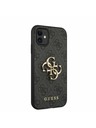 Guess Guess PU 4G fém logós hátlap iPhone 11 készülékhez Szürke